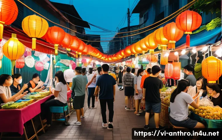 문화 변화의 요인 - A vibrant urban scene in Ho Chi Minh City showing diverse young Vietnamese people using smartphones ...